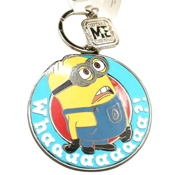 Universal Studios Despicable Me Minions Whaaaaaaaaa?! Keychain - Picture 1 of 1